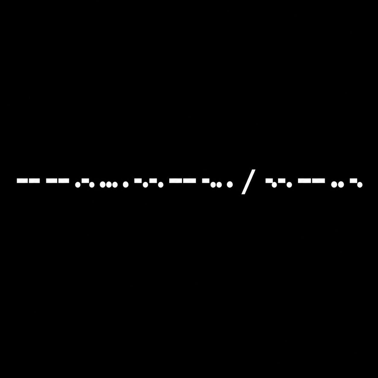 MorseCode Coin written in Morse code